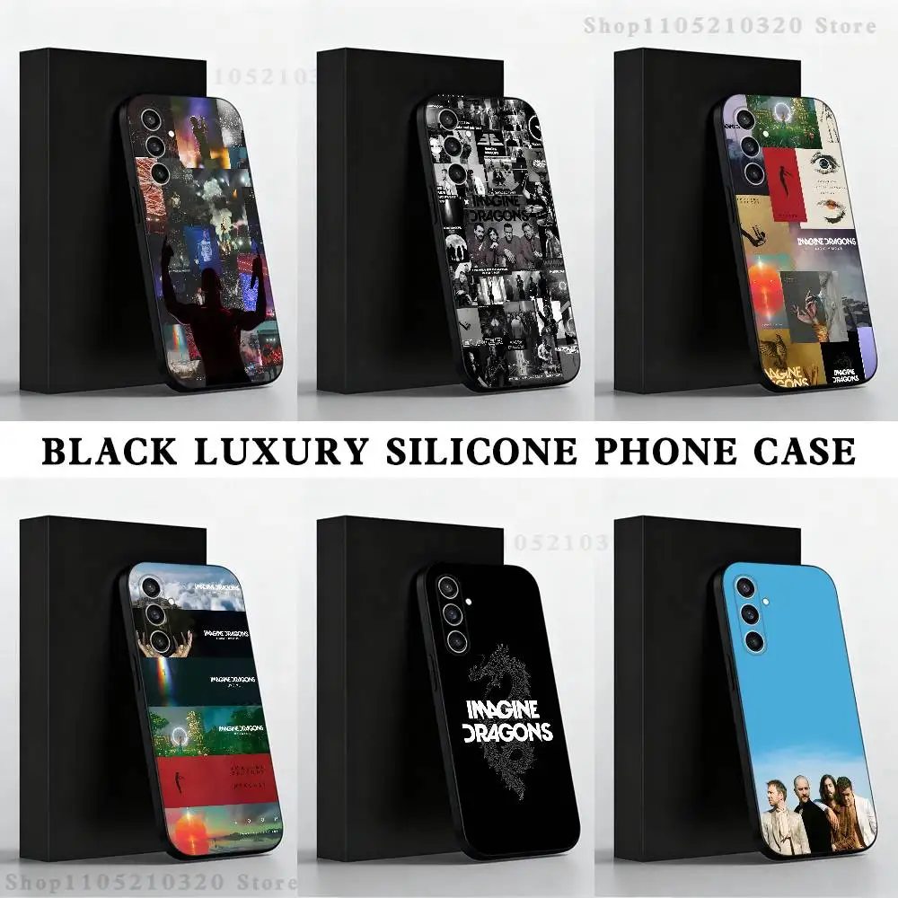 

I-Imagine D-Dragons Band Phone Case For Samsung S25,S24,S23,S22,S21,S20,S10,Ultra,Plus,Lite,FE,Soft Silicone Black Cover