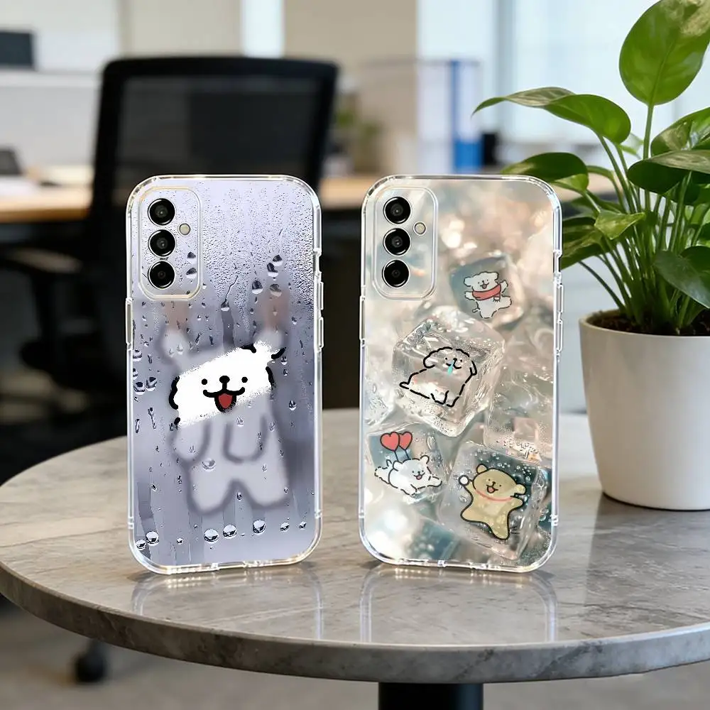 

Fun and cute Phone Case Transparent Silicone Soft For SamsungA10,12,20,21S,30,31,40,50,51,52,70,71