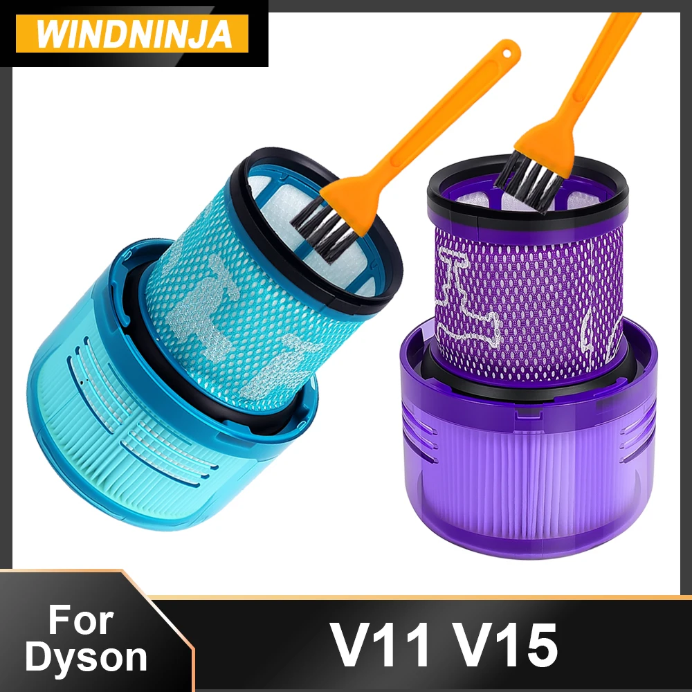 

Washable HEPA Filter For Dyson V11 V15 Vacuum Cleaner Reusable Rear Filter Replacement Post Filter For High-Efficiency Cleaning