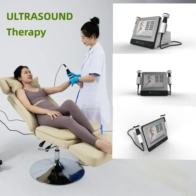 1MHz Ultrawave Ultrasound Physiotherapy Machine  Chronic Strains And Sprains Physical Therapy Equipment With 2 Handles