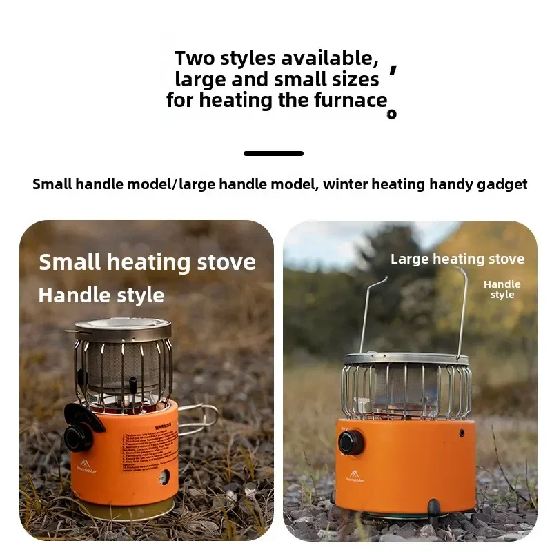 MOUNTAINHIKER Portable 2000W Gas Heater Gas Outdoor Camping Stove Heating Cooker for Ice Fishing Camping Hiking Tent Gas Heater - view 6