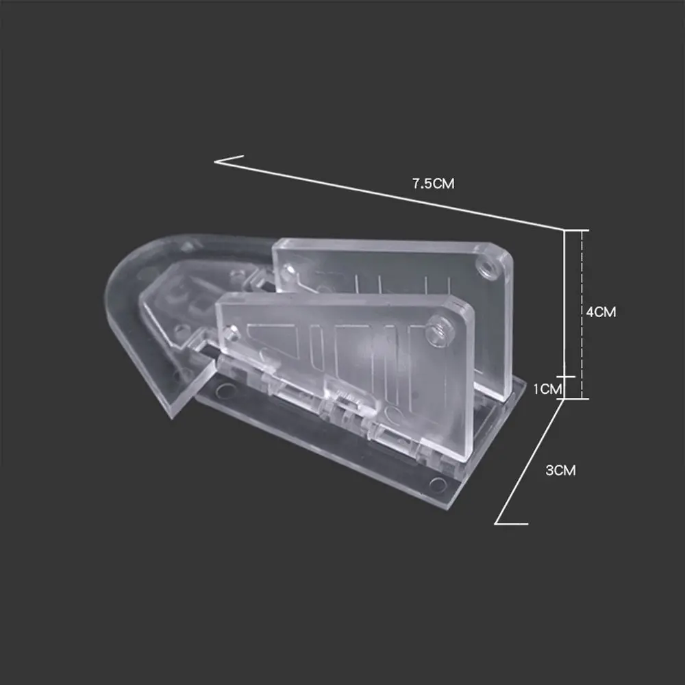 Equipo de protección transparente anticaída de seguridad, cerraduras de seguridad para bebés, cerraduras de ventanas correderas, Protector de seguridad para puerta push-pull