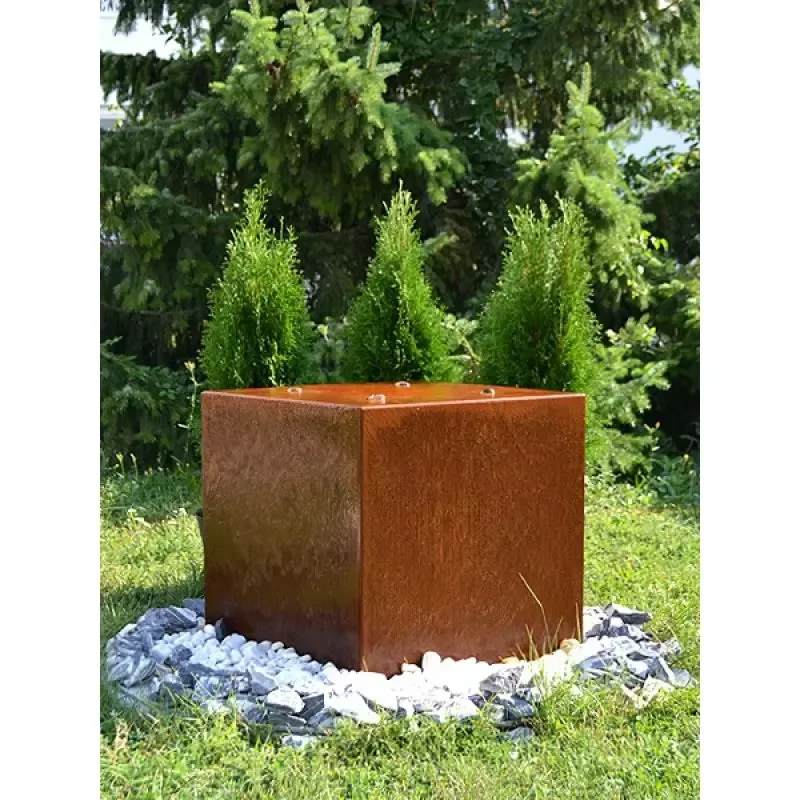 For Corten Steel Rain Curtain Water Features Gardens Waterfall Fountain Water Table