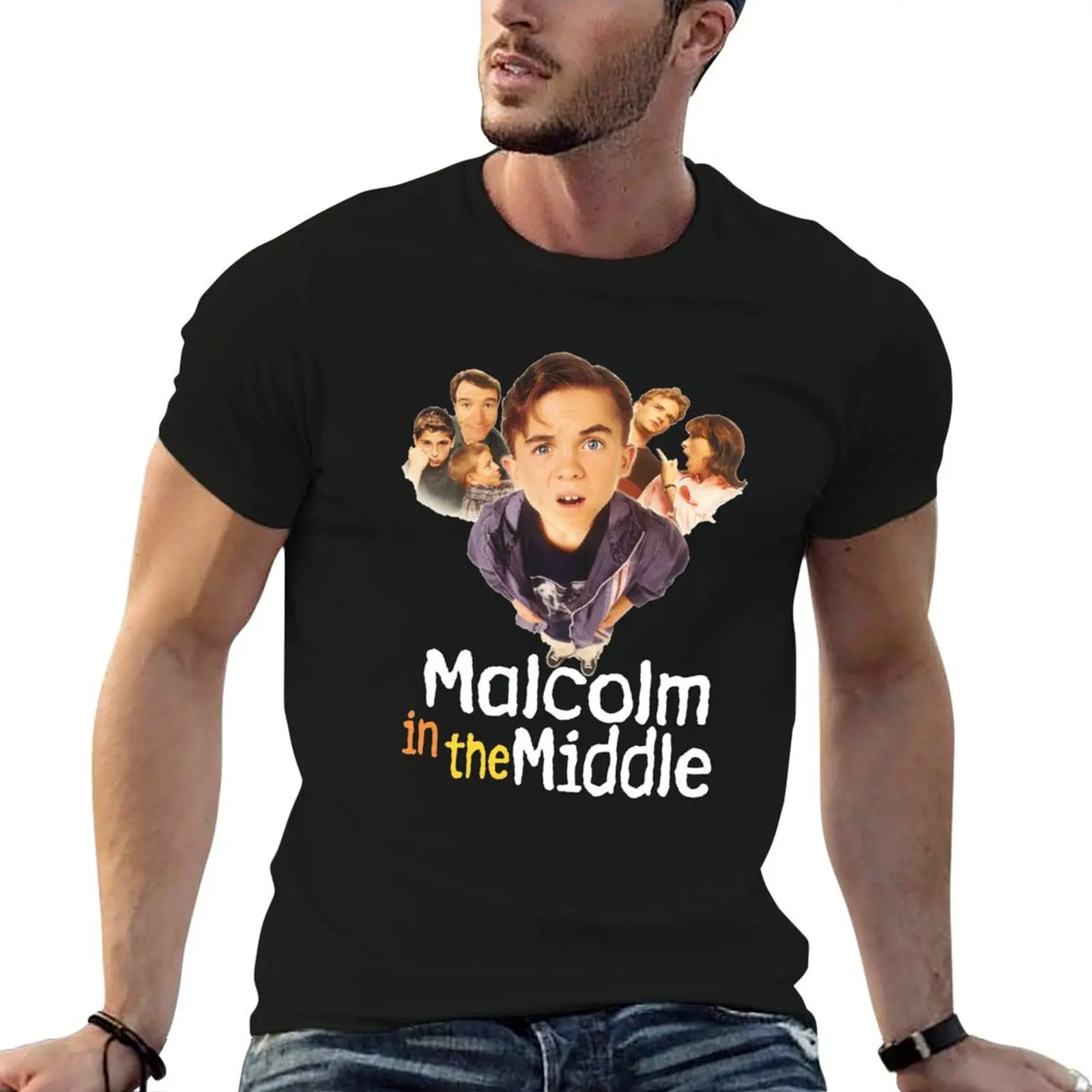 Malcolm In The Middle T-Shirt Work Utility Short Sleeve Shirt