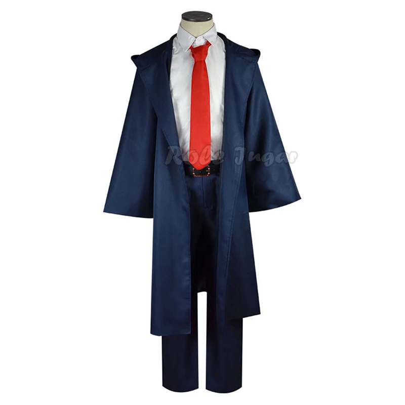 Anime Mashle Magic and Muscles Cosplay Costume Mash Lance Lemon Dot Finn Easton Magic Academy Uniform Black Navy Robe Shirt Tie