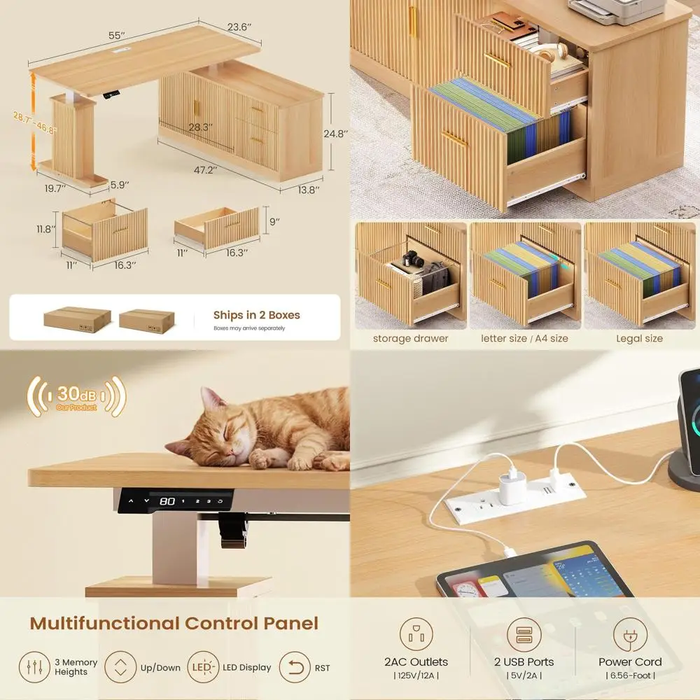 L Shaped Electric S…