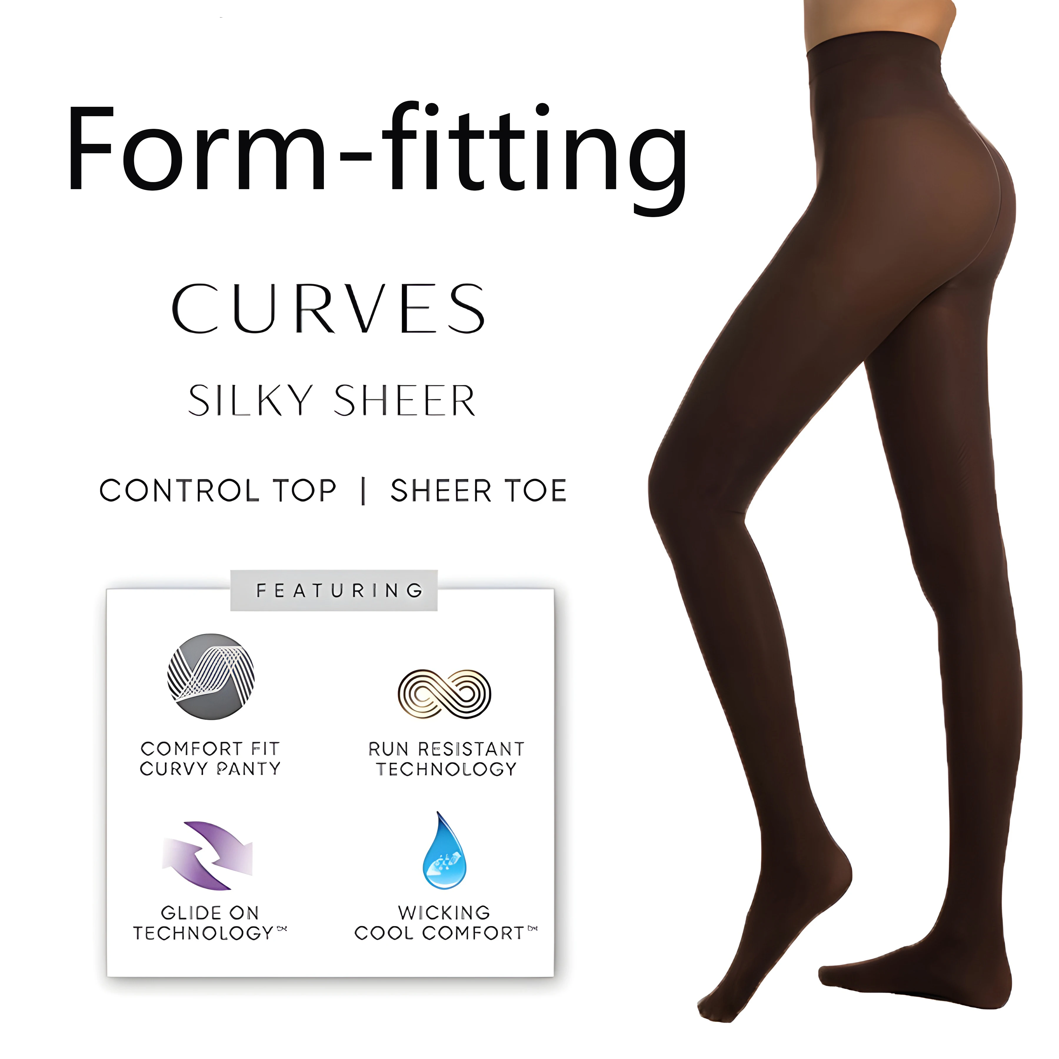ZHUOHUA Women Tights Plus Size Pantyhose with reinforced pantyhose shaping,tight and tear resistant,sexy pantyhose
