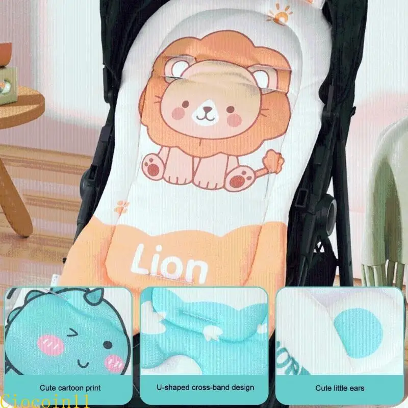 Cushion suave tela suave y transpirable para cochecitos y1ub con patrón único para varios modelos