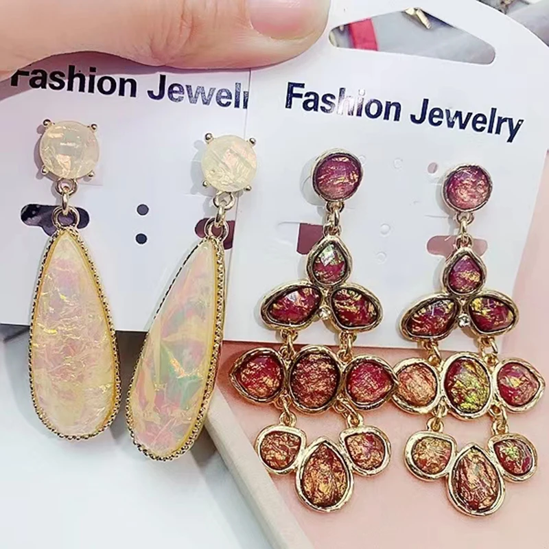 10/20 Pairs/Lot Mixed Style 925 Silver Needle Copper Earrings Bohemian Vintage Exaggerate Ethnic Style Earring Jewelry Gifts