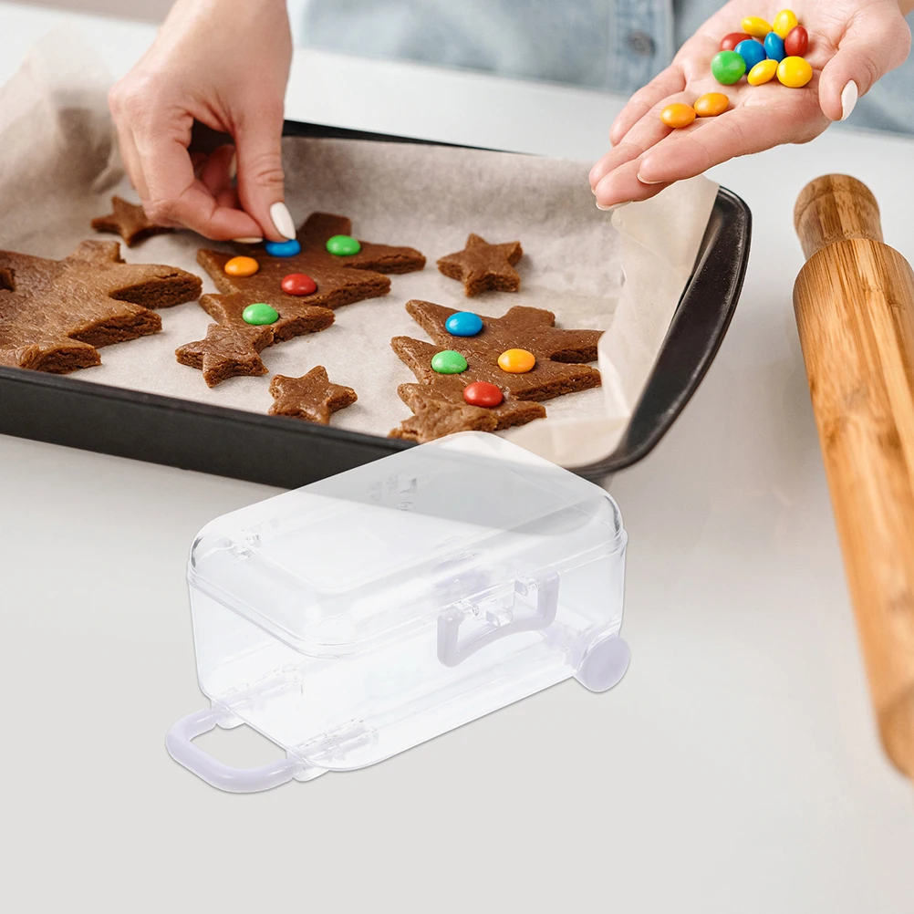 

6 Pcs Mini Suitcase Gift Box Trolley Case Wedding Candies Box Luggage Packing Travel Party Decorations Favor Boxes