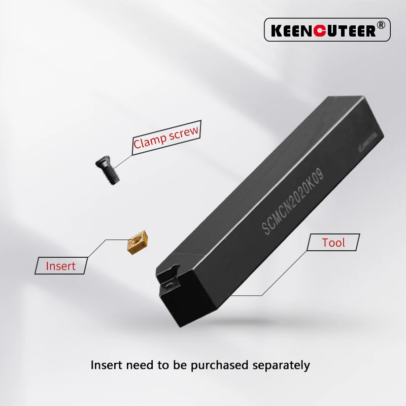 SCMCN1010 SCMCN1212 SCMCN1414 SCMCN1616SCMCN2020 SCMCN2525 External Turning Tool CNC Cutter Bar SCMCN Lathe Bar Turning Holder