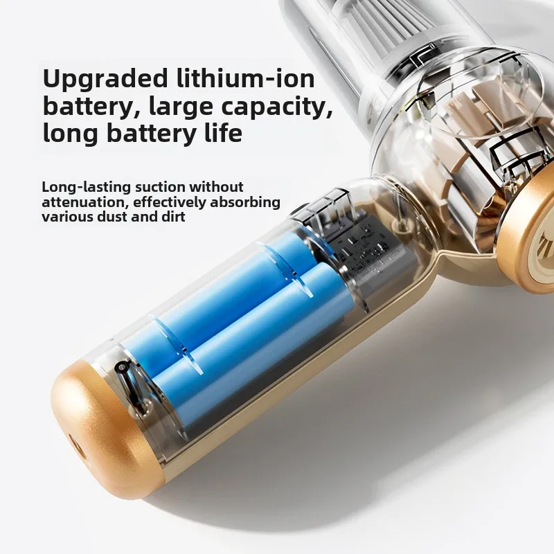 مكنسة كهربائية محمولة بدون فرش للسيارة والمنزل، مكنسة كهربائية محمولة، مكنسة كهربائية صغيرة قوية لامتصاص شعر الحيوانات الأليفة