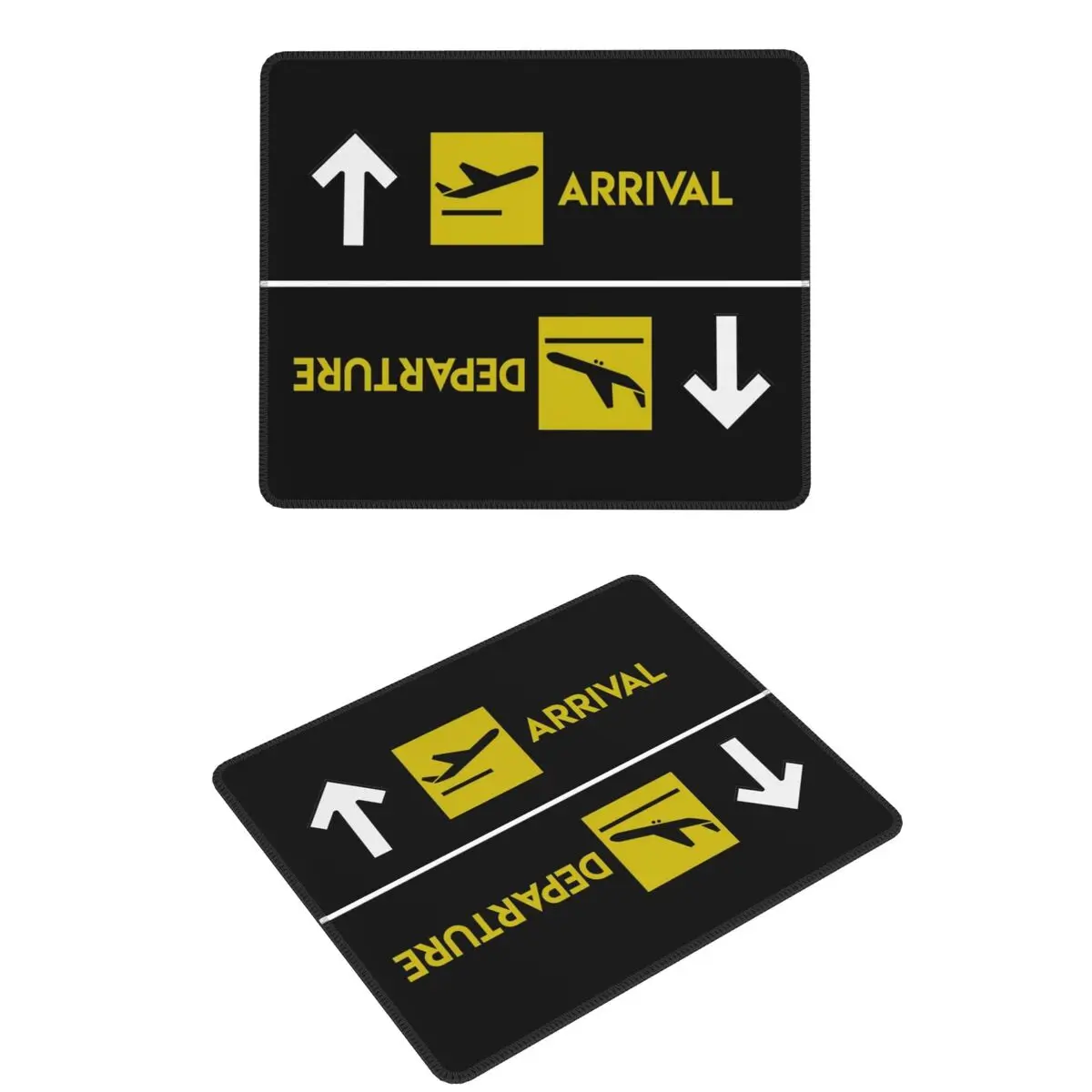 Aviation Departures Arrivals Mouse Pad Computer Keyboard Mouse Mat Gaming Laptop Desk Mat Office Accessories Table Mats