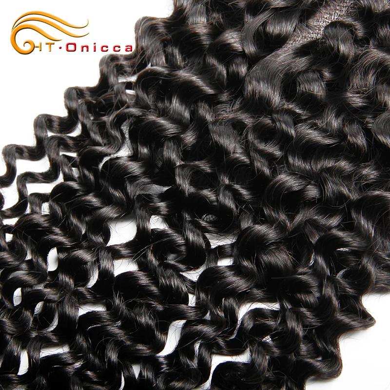4X4 Kinky Curly Lace Closure Human Hair