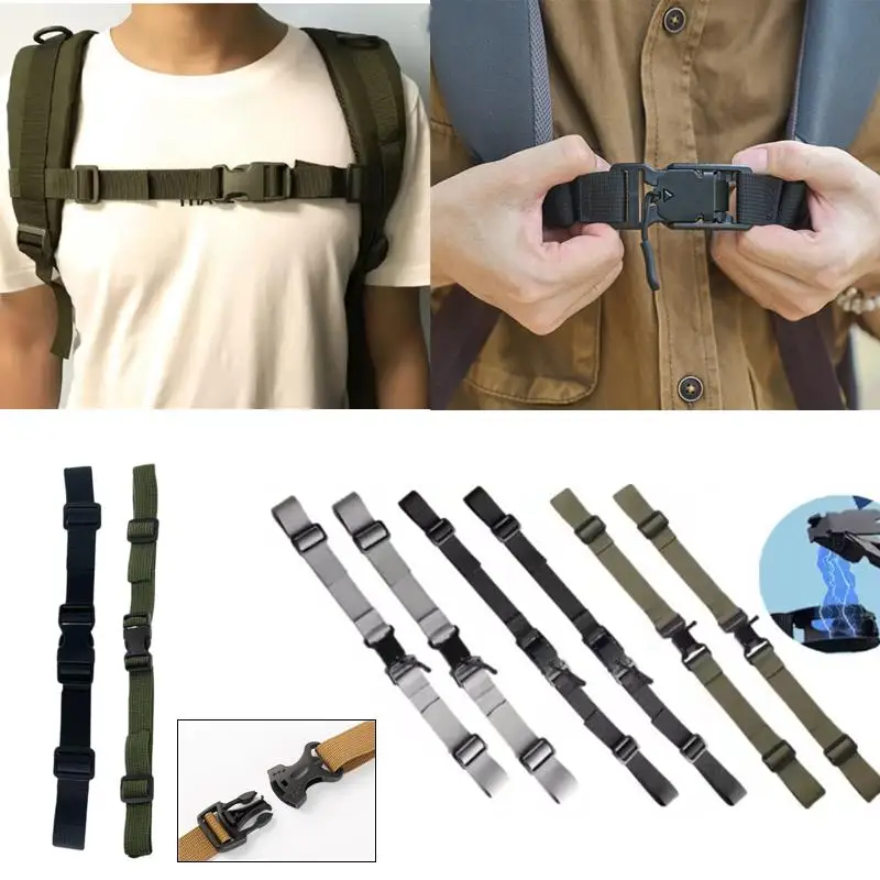 

2-х типов рюкзака, нагрудная сумка, ремень, регулируемый плечевой ремень для сумки, тактические сумки для кемпинга, ремни, аксессуары