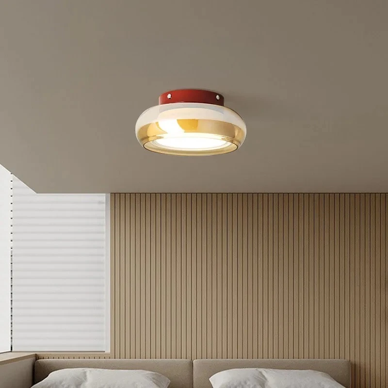 Contemporary Minimalist Glass Pendant Lights Nordic Designer Creative Ceiling Lamps Living Room Bedroom Corridor Entrance Decor