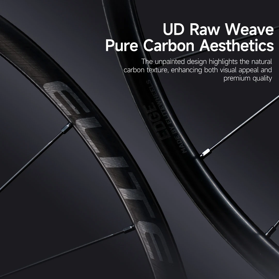 ELITEWHEELS EDGE-MTB UD Raw Weave 1201g Lightweight Carbon