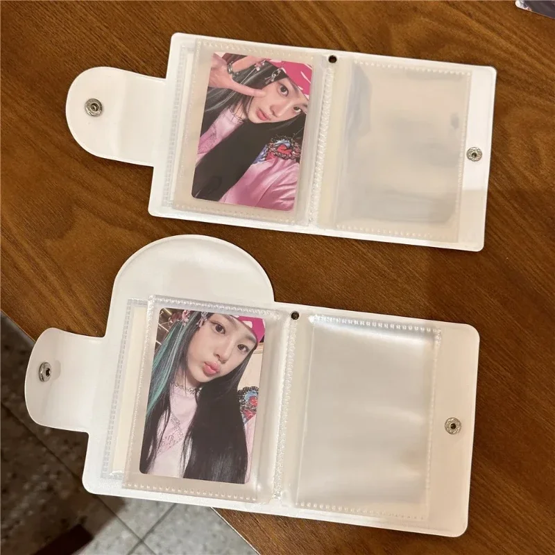 Original Design Cute Summer Ice Cream Mini Photo Album with Chain 3 Inch Photo Card Binder for Kpop Idol Pictures Girls Fashion