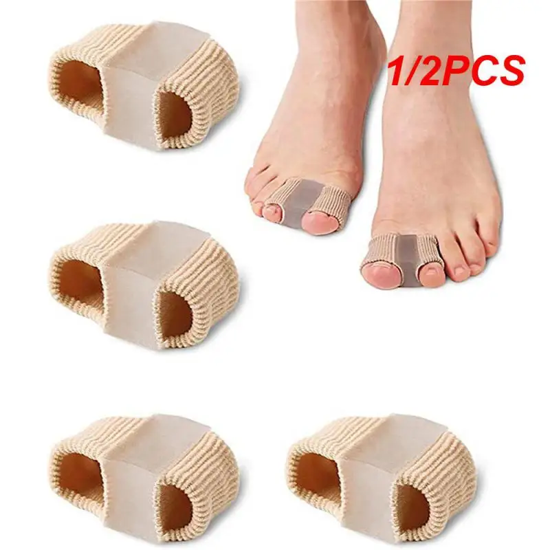 1/2PCS Siliconen Tenen Separator Bunion Bone Ectropion Richter Buitenapparaat Voetverzorging Gereedschap Hallux Valgus Corrector Herbruikbare