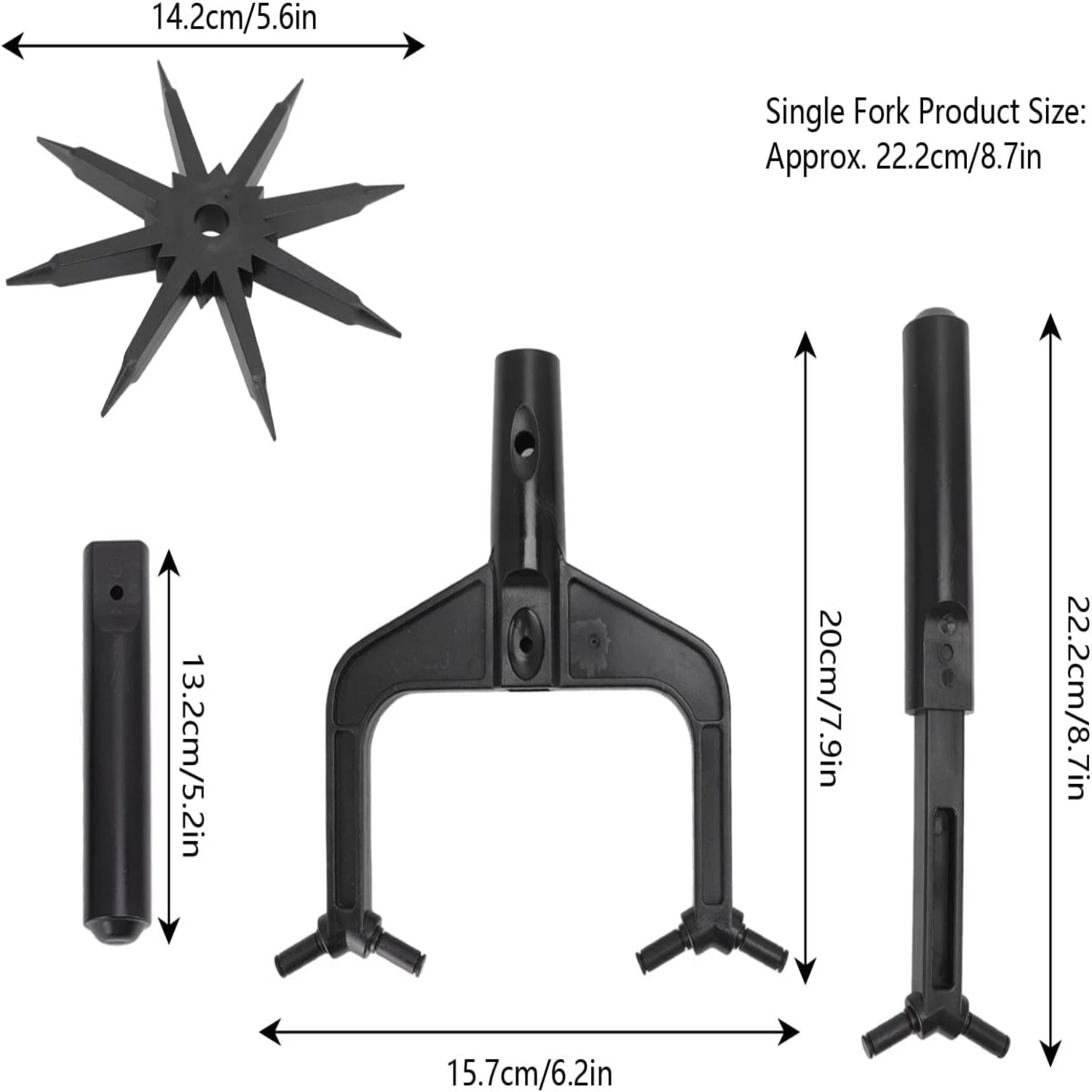 Essential ergonomic, efficient, and effective manual handheld garden soil scarifier and cultivator tool - Perfect for easy culti