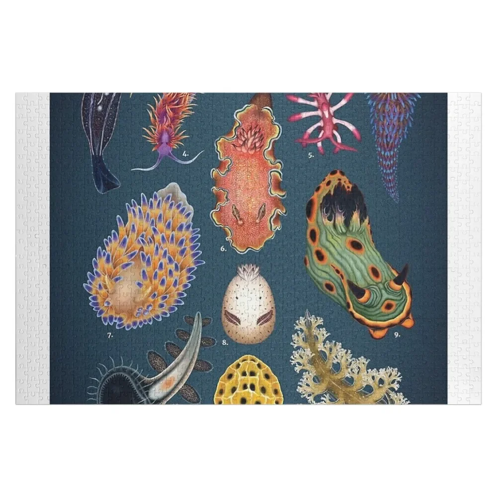 Nudibranchs Plate Jigsaw Puzzle Personalized Gift Ideas Custom With Photo Puzzle