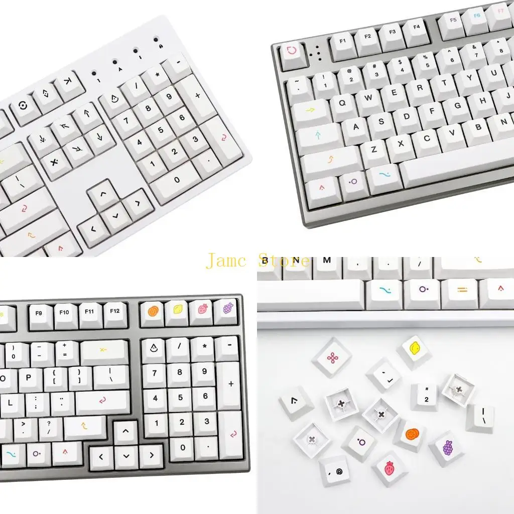 

LX0B Keycap Cherry Profile Сублимация красителя PBT для механической клавиатуры 134Keys