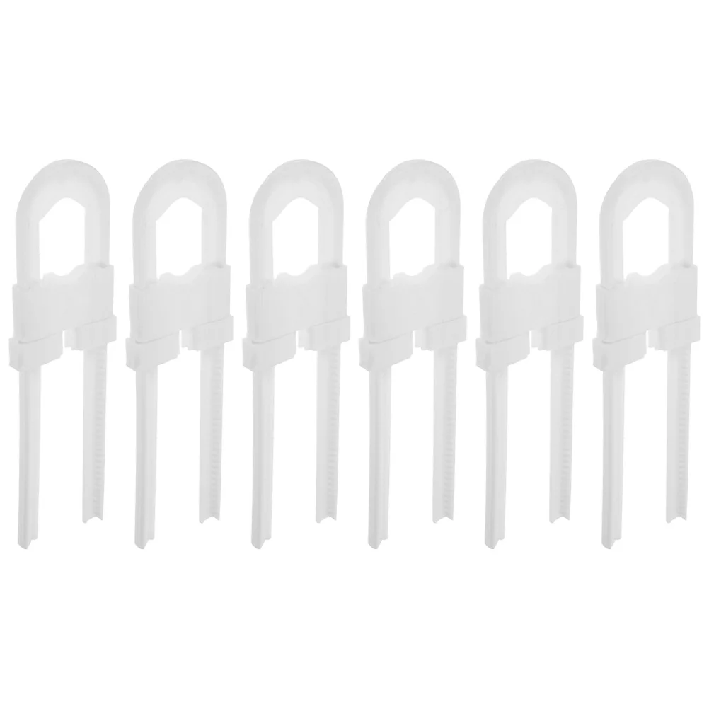 

6 Pcs Child Safety Cabinet Lock Gate Locks Baby for Cabinets Door Latch Children Proof Abs Proofing