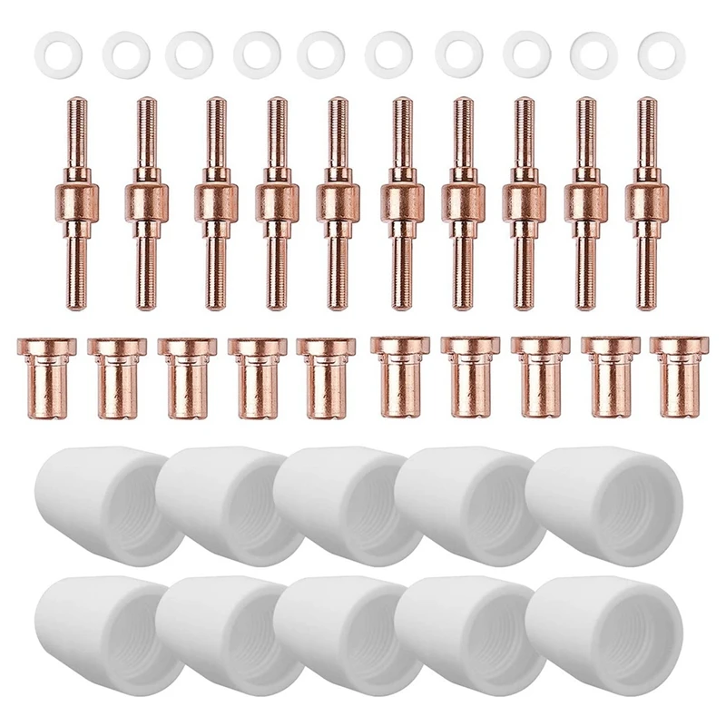 PT-31 LG-40 Plasma Tip, Air Plasma Cutter Torch PT31 Consumables Kits Fit For CUT-50 CUT-40D CUT-45D