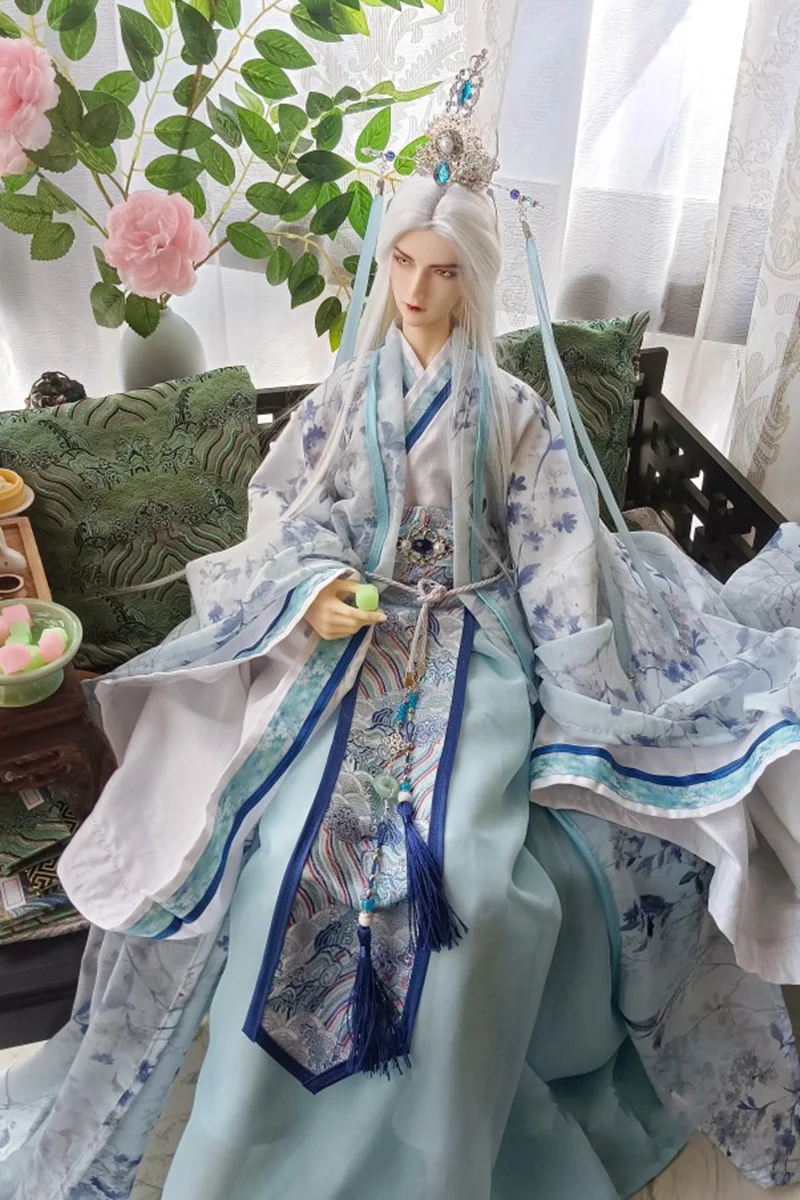 1/4 1/3 Scale BJD Clothes Ancient Costume Robe Samurai Outfit For MSD SD13 Girl SSDF ID75 Strong Uncle Doll Accessories A1172