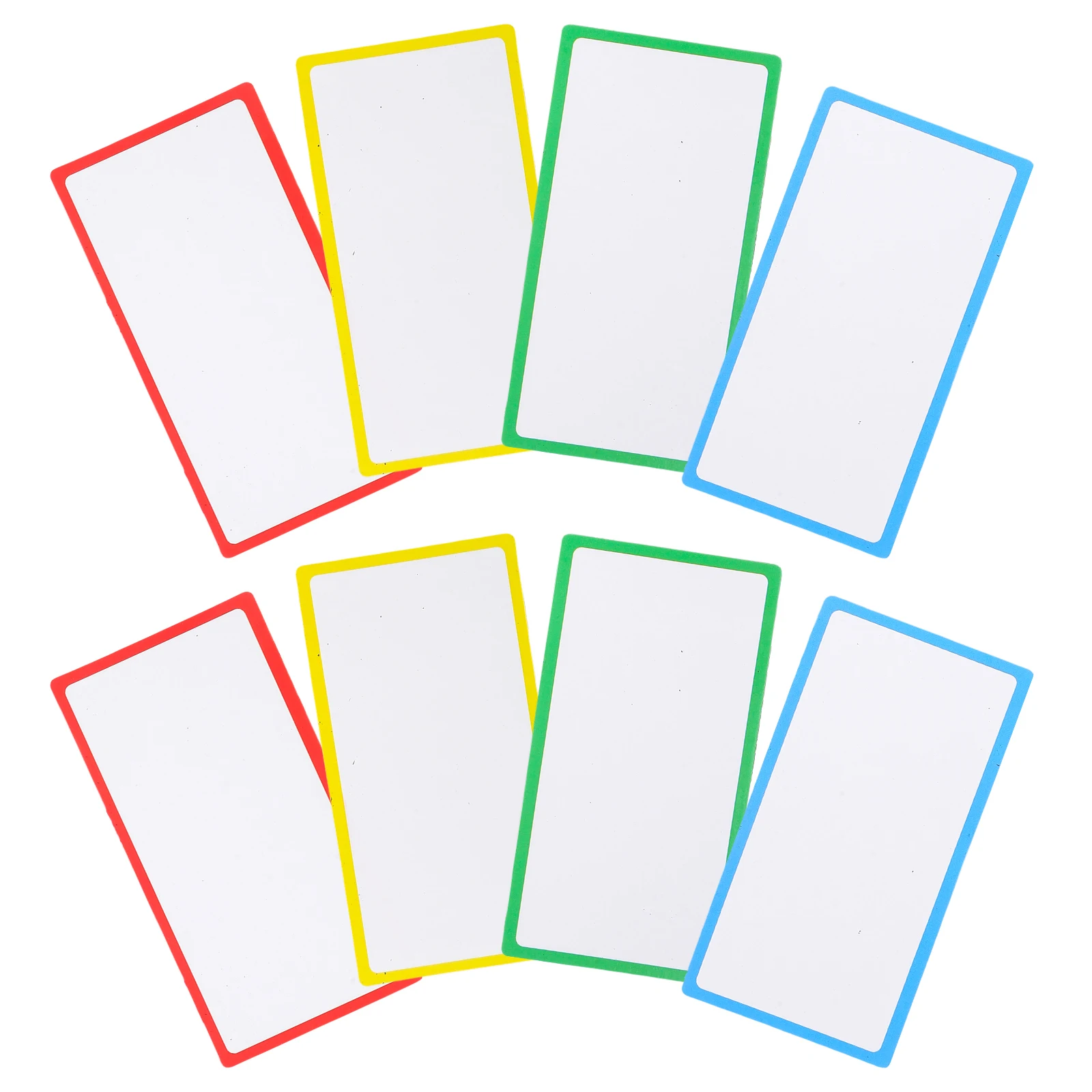

8pcs Dry Erase Labels Magnetic Name Tags Blank Reusable Food Marking Whiteboard Classroom Refrigerator Labels Folder Storage