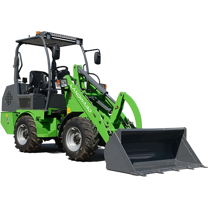 China New Electric Small Wheel Loader CE ISO Front End Loader 600KG Factory Price EPA Battery 4x4 Mini Loder Customized