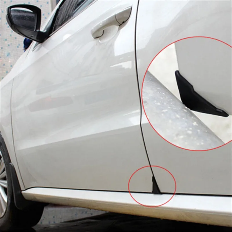 Silicone Car Front Door Corner Anti-Collision Protector Cover Anti-Scratch Stickers Decals Door Corner Cover Anti-collision