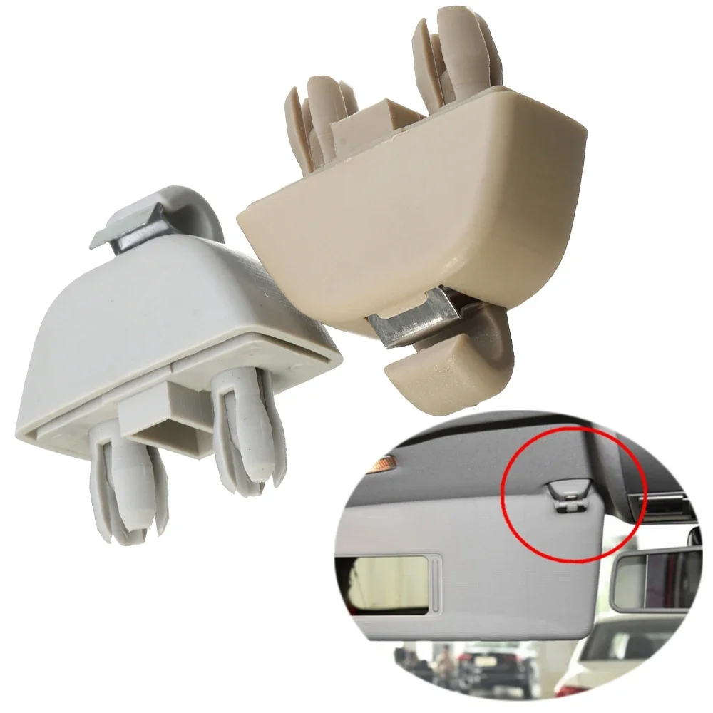 

2Pcs Inner Sun Visor Clip For Audi A6 C6 2005-2013 For VW Passat B7 2013-2015 Car Sun Visor Hook Clip Holder Hanger Bracket