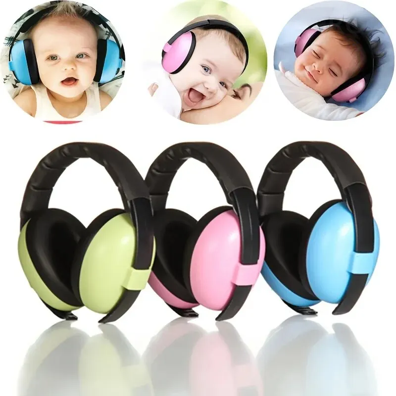 Orejera de protección de orejas para niños, auriculares para dormir, tapones para los oídos, antiruido, 1 unidad