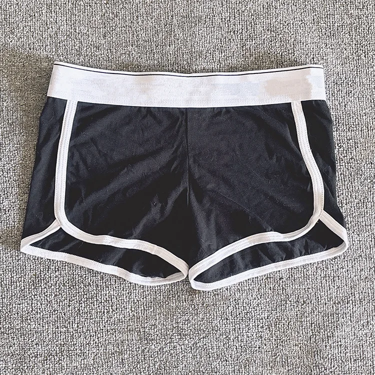 Trendy Women's Pure Cotton Casual Underwear with Flat Corners and Four Corners, Comfortable Leggings and Safety Pants