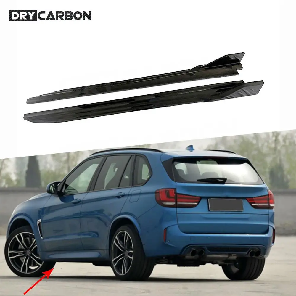 

Side Skirts Extension Body Panel Lip Splitter Winglet for BMW F85 X5M F86 X6M 2015 - 2018 Side Skirt Bumper Apron Extension