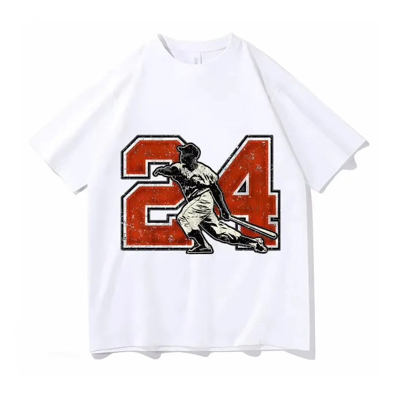 

Willie Mays T-shirt Shirts Graphic Tees Plain Blanks Women Tall T Shirts Short Sleeve Custom T Shirt Oversized Unisex Clothing
