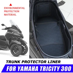 For Yamaha Tricity 300 Tricity300 2021 2022 Motorcycle Accessories Seat Storage Box Leather Rear Trunk Cargo Liner Protector