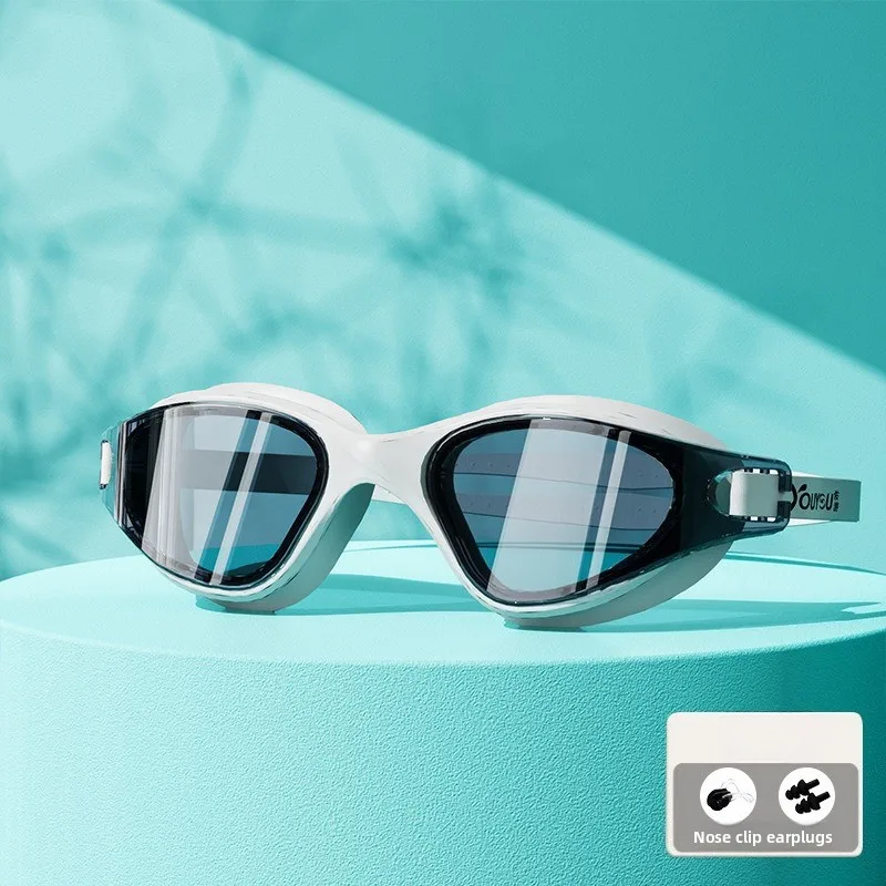 نظارات سباحة عالية الوضوح مضادة للضباب ومقاومة للماء، نوع جديد من معدات الغوص والسباحة للرجال والنساء