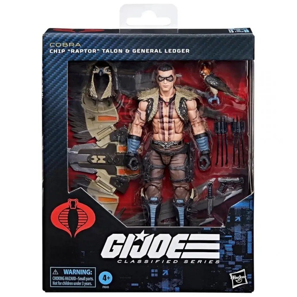GI. Joe Classified Series COBRA # 139 CHIP Raptor Talon & General Ledger 6-Zoll-Actionfigur mit Gelenkflügeln