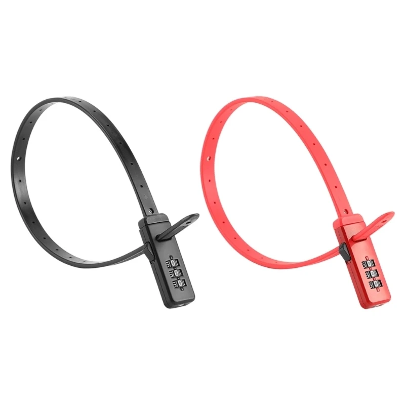 3 Digit Combination Bike Lock Nylon Cable Tie Lock For Road Mountain Bicycles best sale