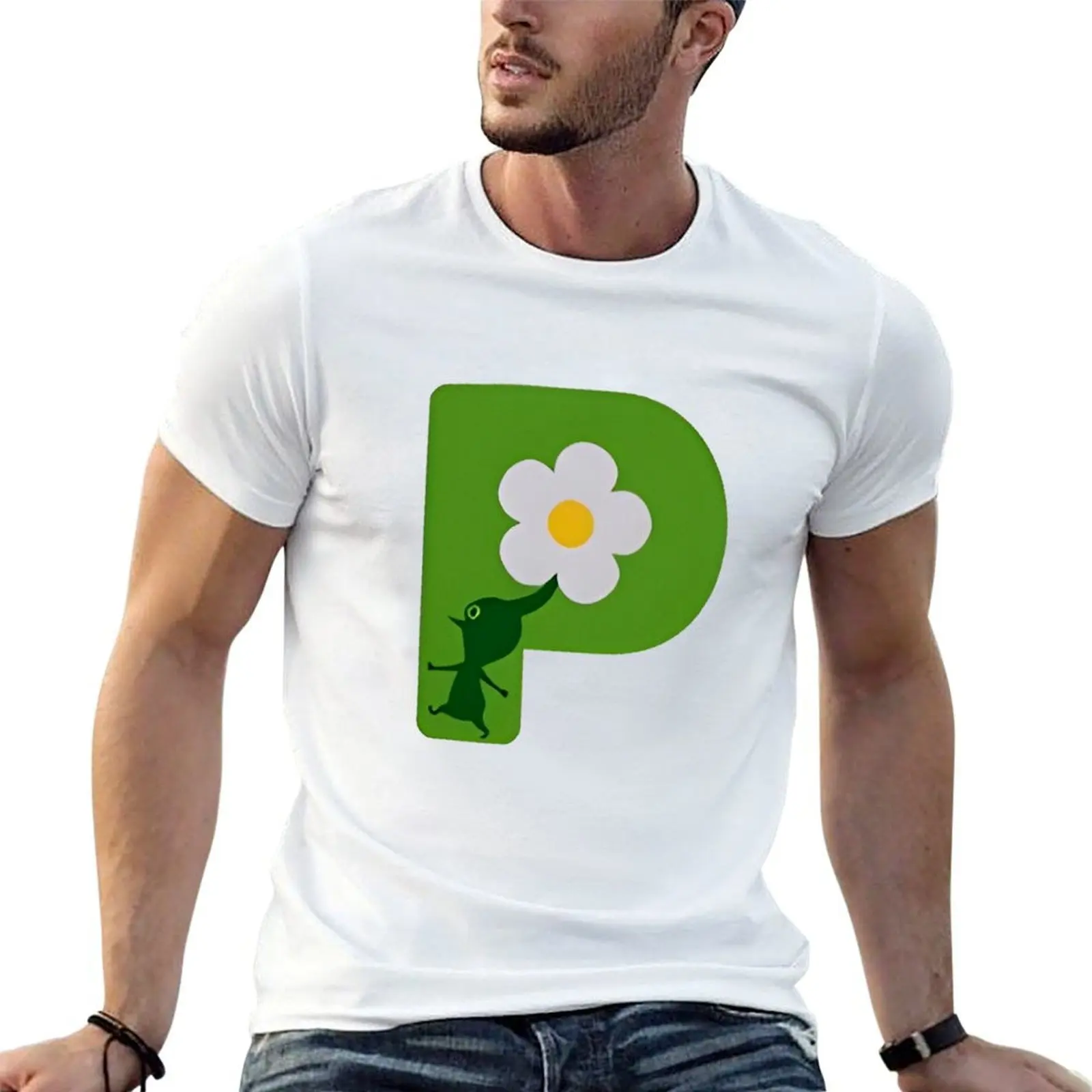 

Pikmin Logo T-Shirt man t shirt designer t shirts for man cotton t shirts for man graphic tees T-Shirt