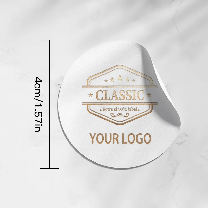Personalized Matte Finish Stickers | Custom Brand Logo Labels | High-Res Durable Scratch & Water Resistant Surface - Image 2