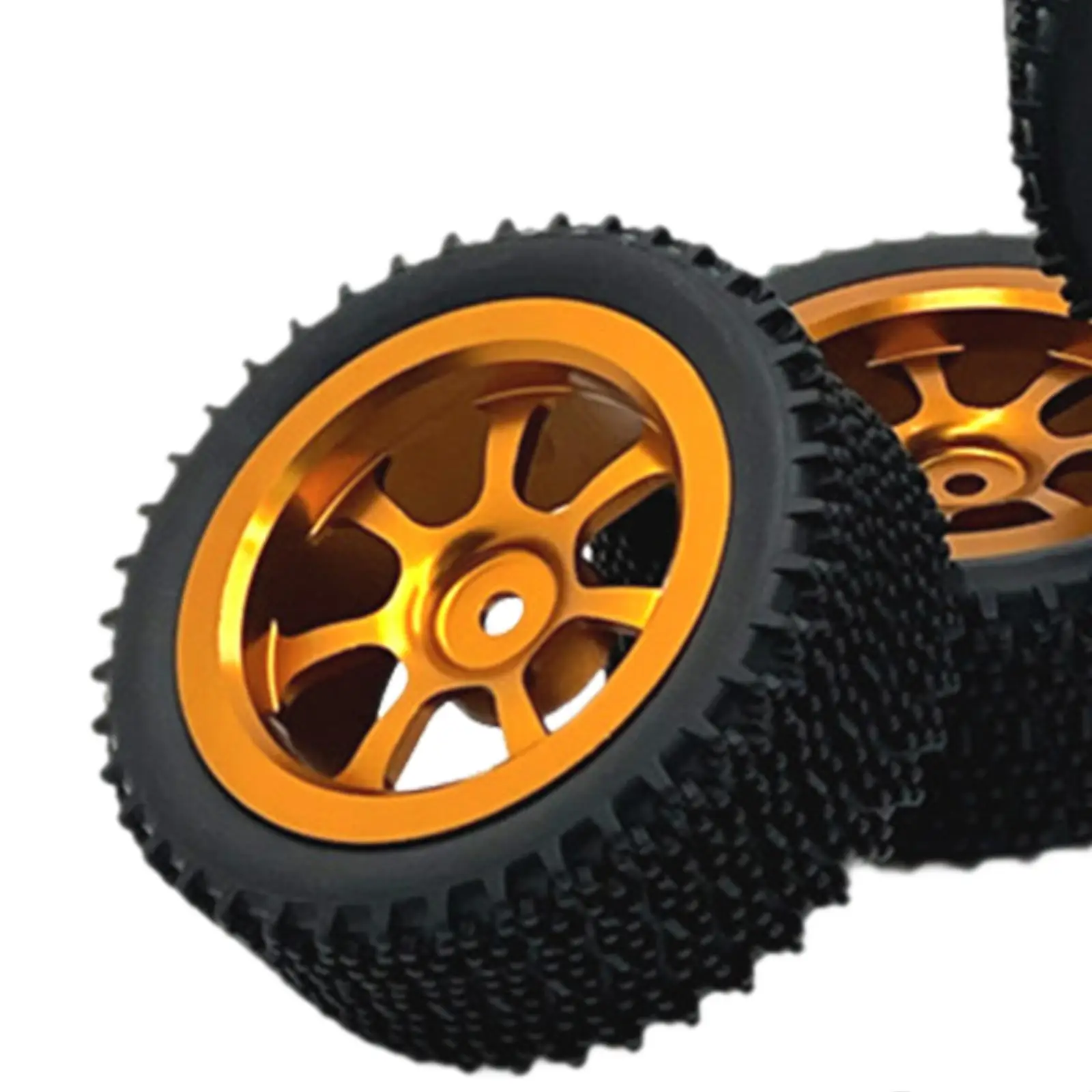 4 Pieces RC Wheels and Tires RC Upgrade Part for Wltoys 1/14 RC Crawler Car