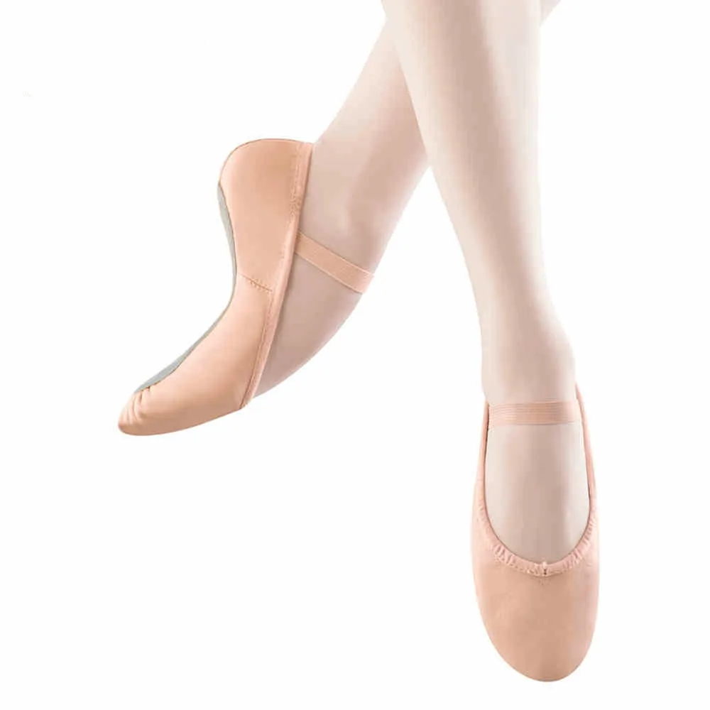 New Genuine Leather Ballet Dancing Shoes Professional Soft Girls Women Full Sole Pink Wholesale