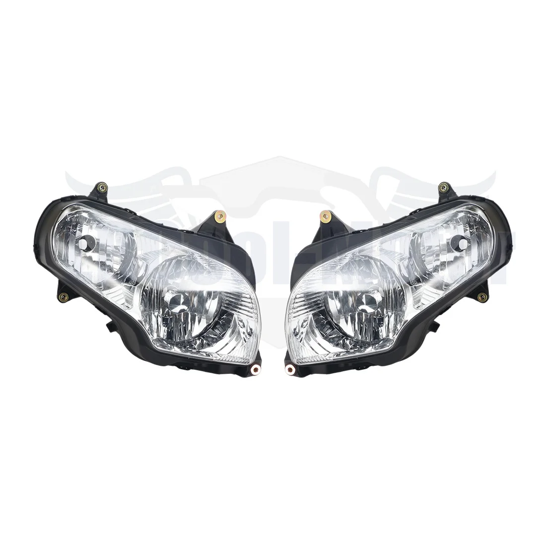 Motorcycle Headlight Assembly For HONDA GL1800 2001-2010 2002 2003 2004 2005 2006 2007 2008 2009 Headlamp Head Light Pair