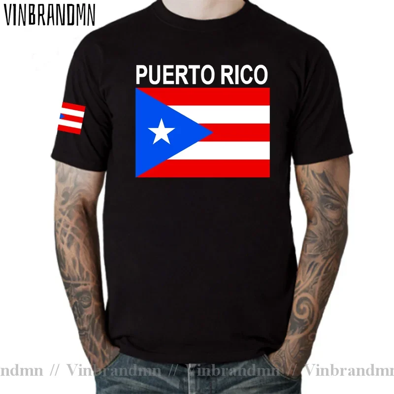 Puerto Rico Mens T shirt 2023 Jerseys Nation Team Tshirt Cotton T-shirts Clothes Tees Country Sporting PRI PR Casual Summer Tops