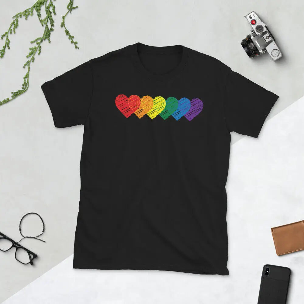 Lgbt Rainbow Heart Lgbtqia Gay Pride Rainbow Shirt