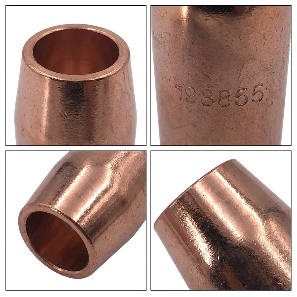 Pack of 5 Welding Nozzles 198855 5/8 Inch for Miller for spoolmatic 15A 30A for Pro and for XR Series Welding Gas Consumables