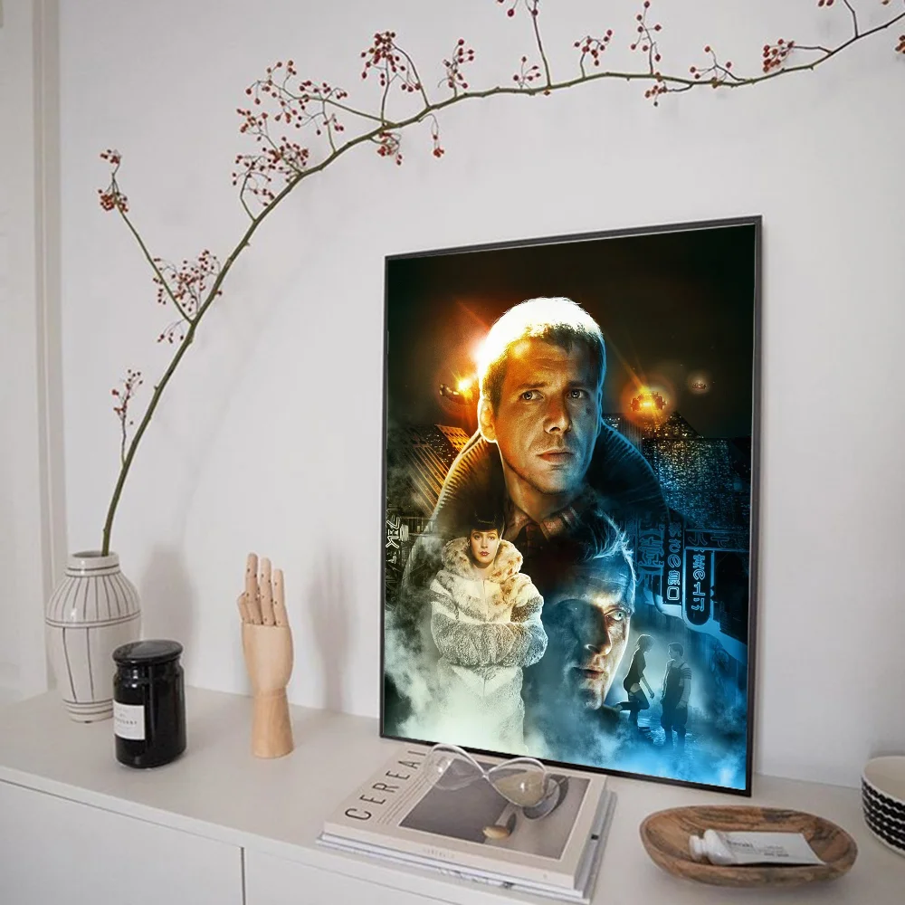 Retro Movie Blade Runner Classic Sci-fi Film Anime Posters Sticky Whitepaper Prints Posters Artwork Kawaii Room Decor view 3
